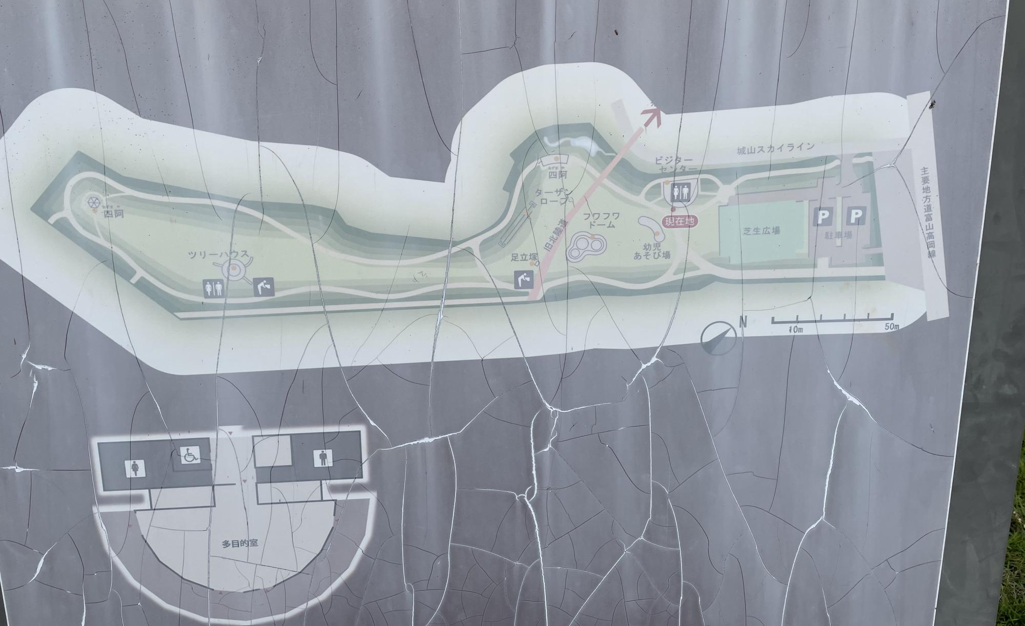 富山市　おでかけ　公園｜呉羽丘陵多目的広場